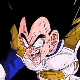 vegeta raiva